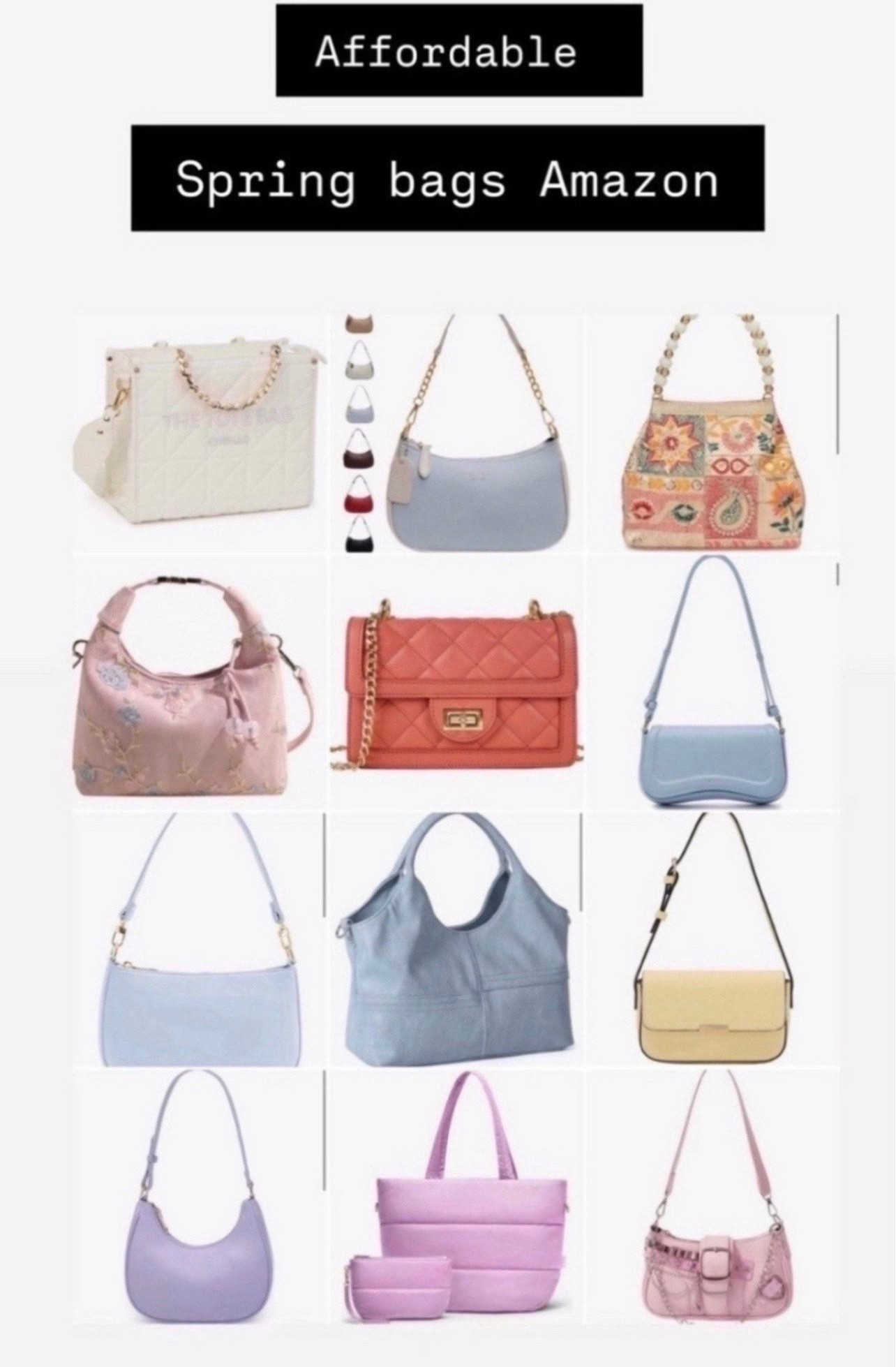 amazon handbags 
spring purse 
summer bags
