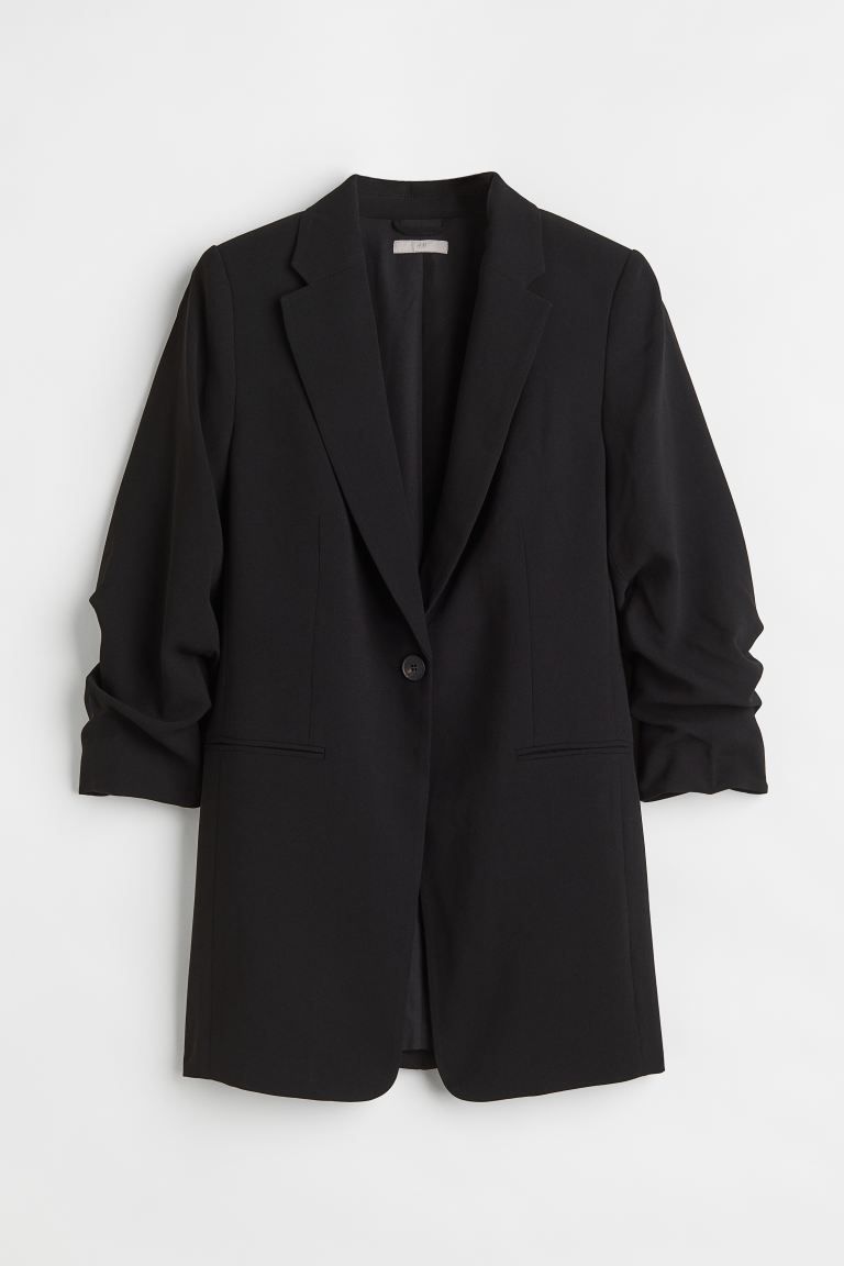 Gathered-sleeve Jacket | H&M (US + CA)