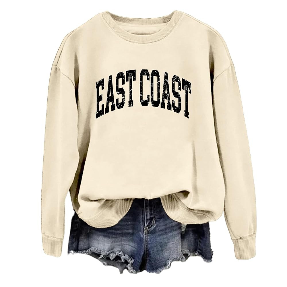 East Coast Sweatshirt, East Coast Sweatshirt For Women, Vintage Travel shirt | Amazon (US)