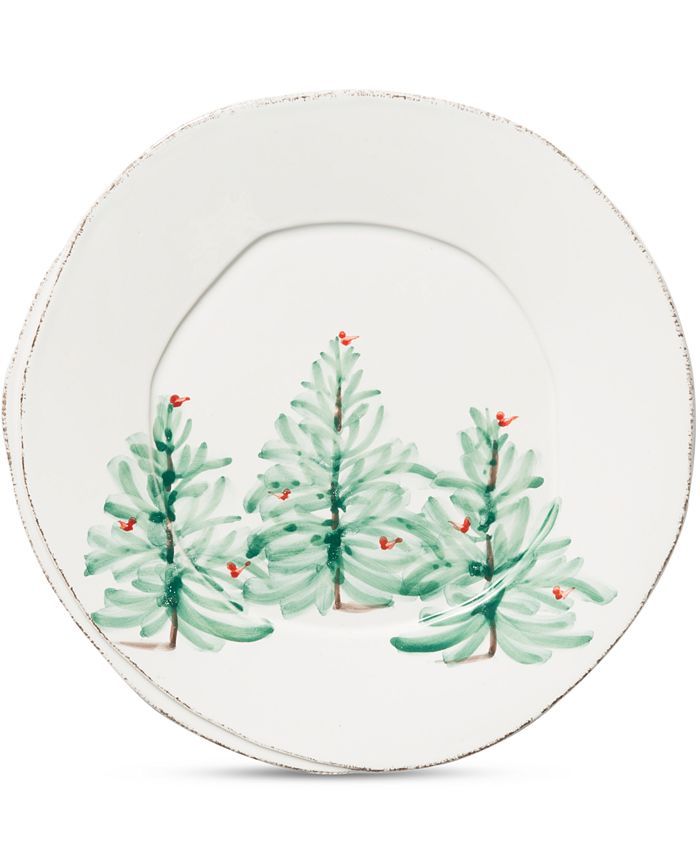 VIETRI Lastra Holiday Salad Plate & Reviews - Dinnerware - Dining - Macy's | Macys (US)