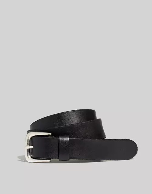 Medium Leather Belt | Madewell