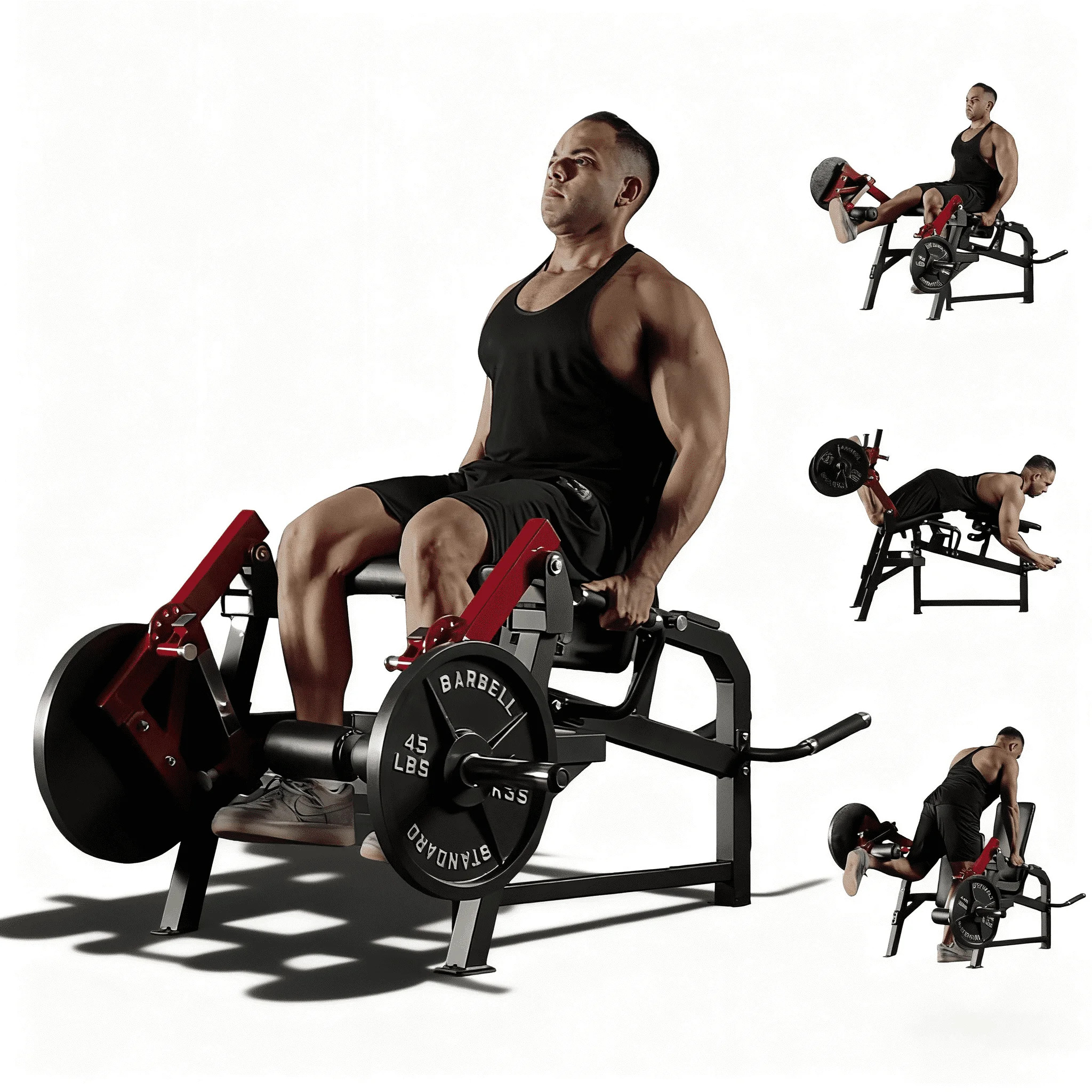 Syedee Adjustable Dual-Independent Leg Machine, – Switchable Single/Double Leg Training · Leg ... | Walmart (US)