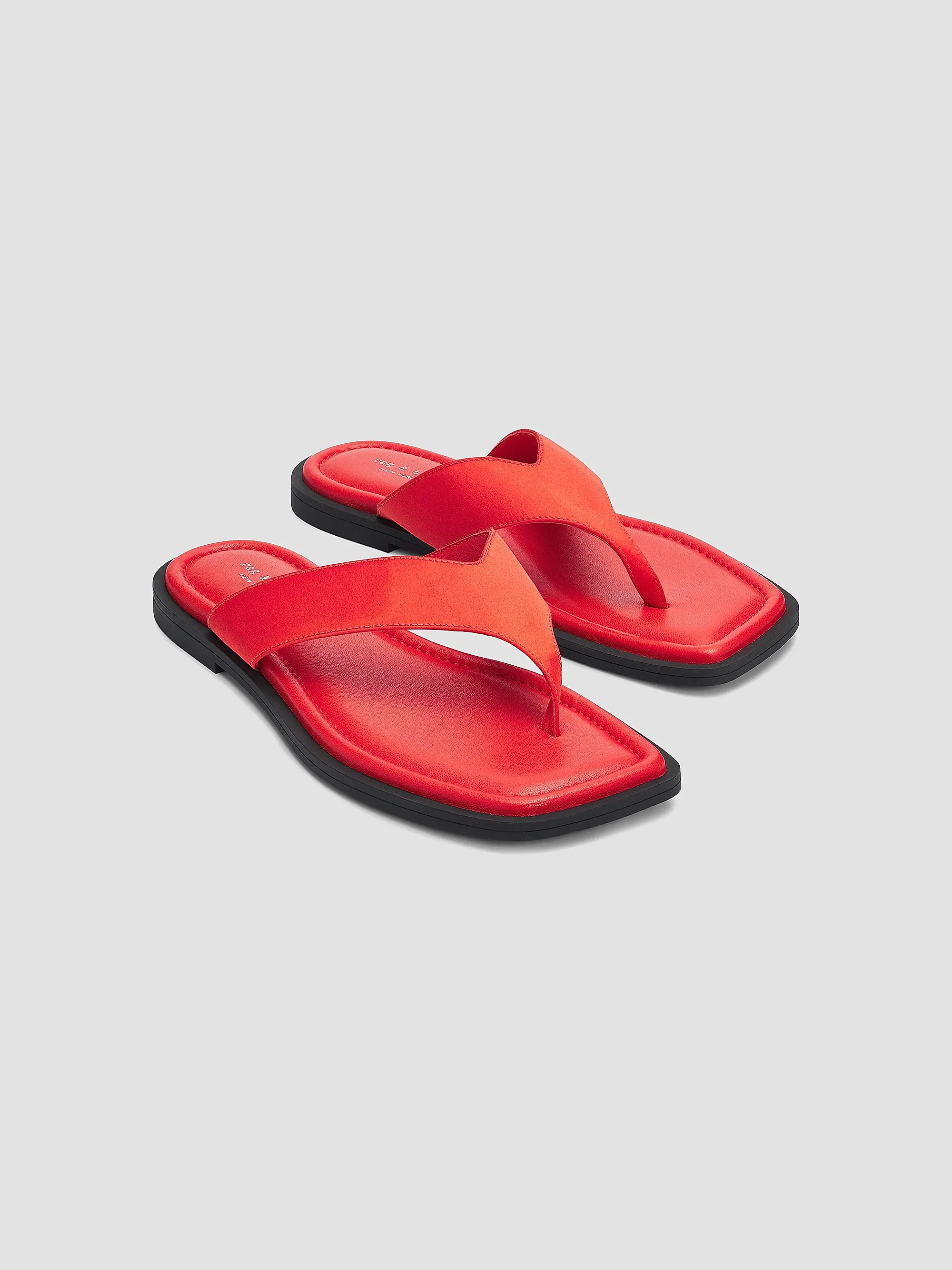 rag & bone Gracie Cushioned Flat Sandals | Saks Fifth Avenue | Saks Fifth Avenue