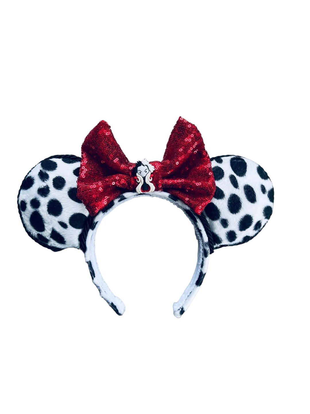Cruella De Vil, De Ville, Minnie Mickey Mouse Ears, Disney Ears, Fluffy Ears, Headband, Magic Kin... | Etsy (US)