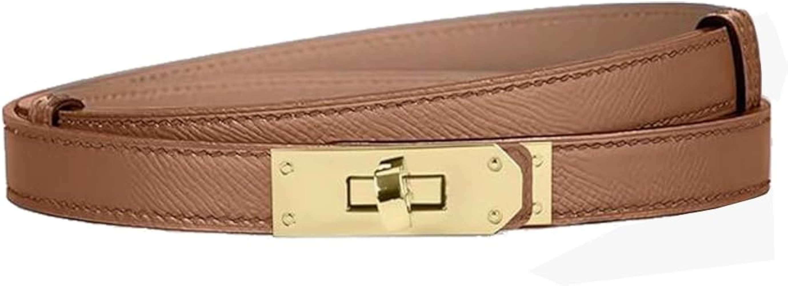 Gudoye Western Women Skinny Leather Slim Waistband Belt Dresses Coat Turn Lock Ladies Adjustable ... | Amazon (UK)