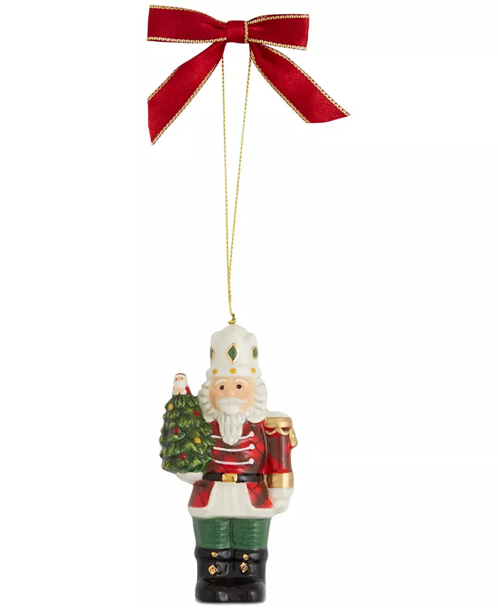 Spode Christmas Tree Nutcracker Ornament - Macy's | Macy's