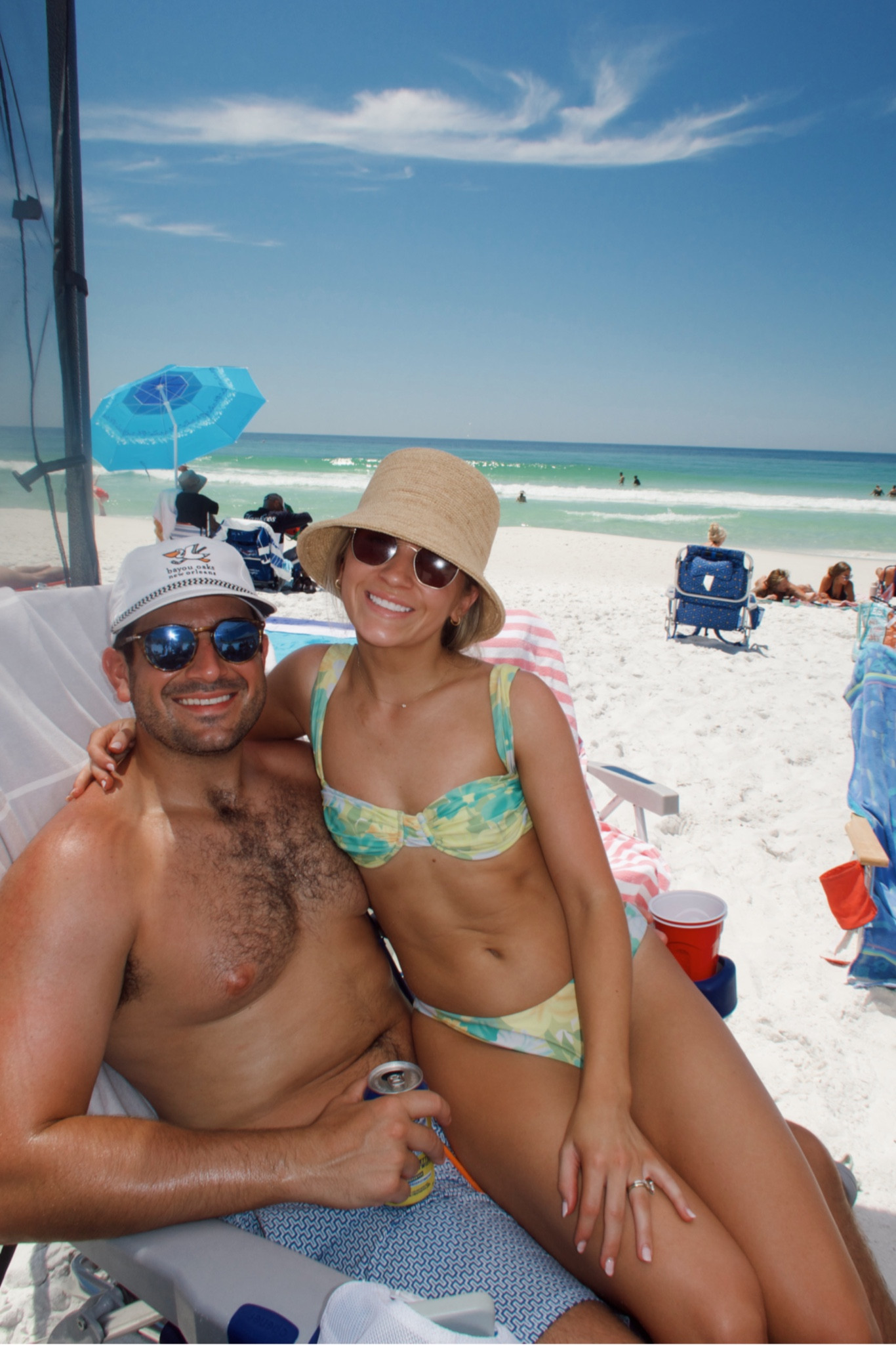 Top- XS
Bottom- XS
Hat- Small

#LTKSwim #LTKTravel #LTKSeasonal