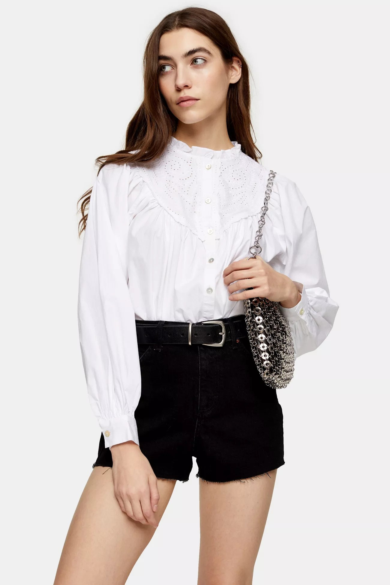 Poet Embroidered Shirt | Topshop UK