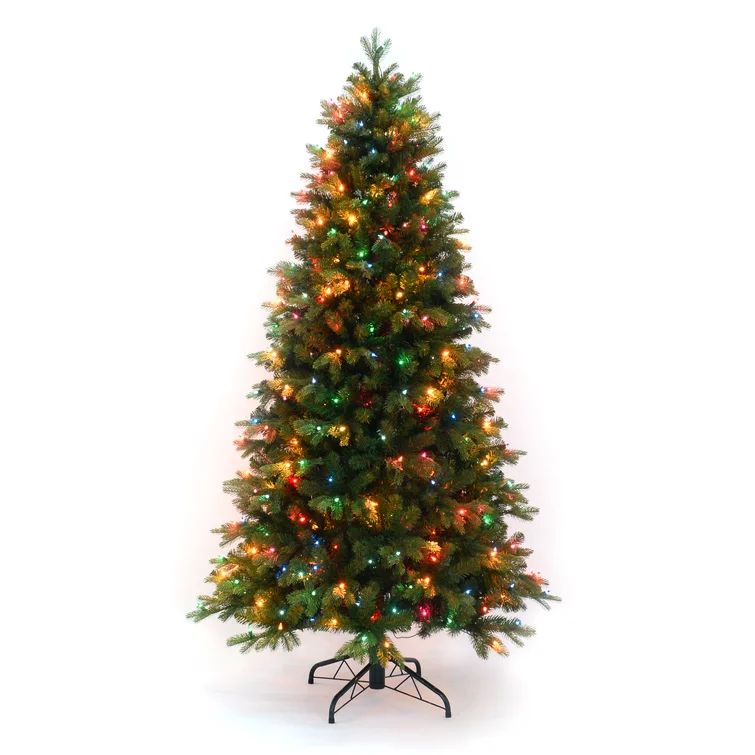 Martha Stewart Lighted Artificial Spruce Christmas Tree | Wayfair North America
