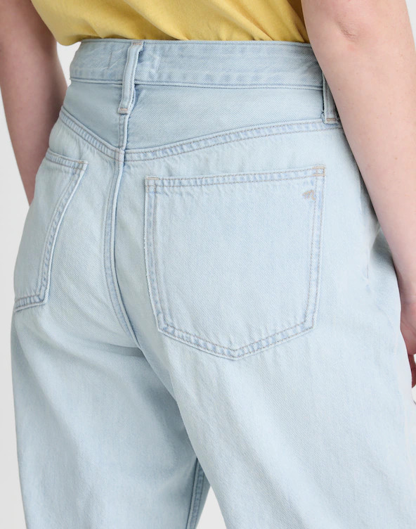 The Darted Barrel-Leg Jean in Airy Denim | Madewell