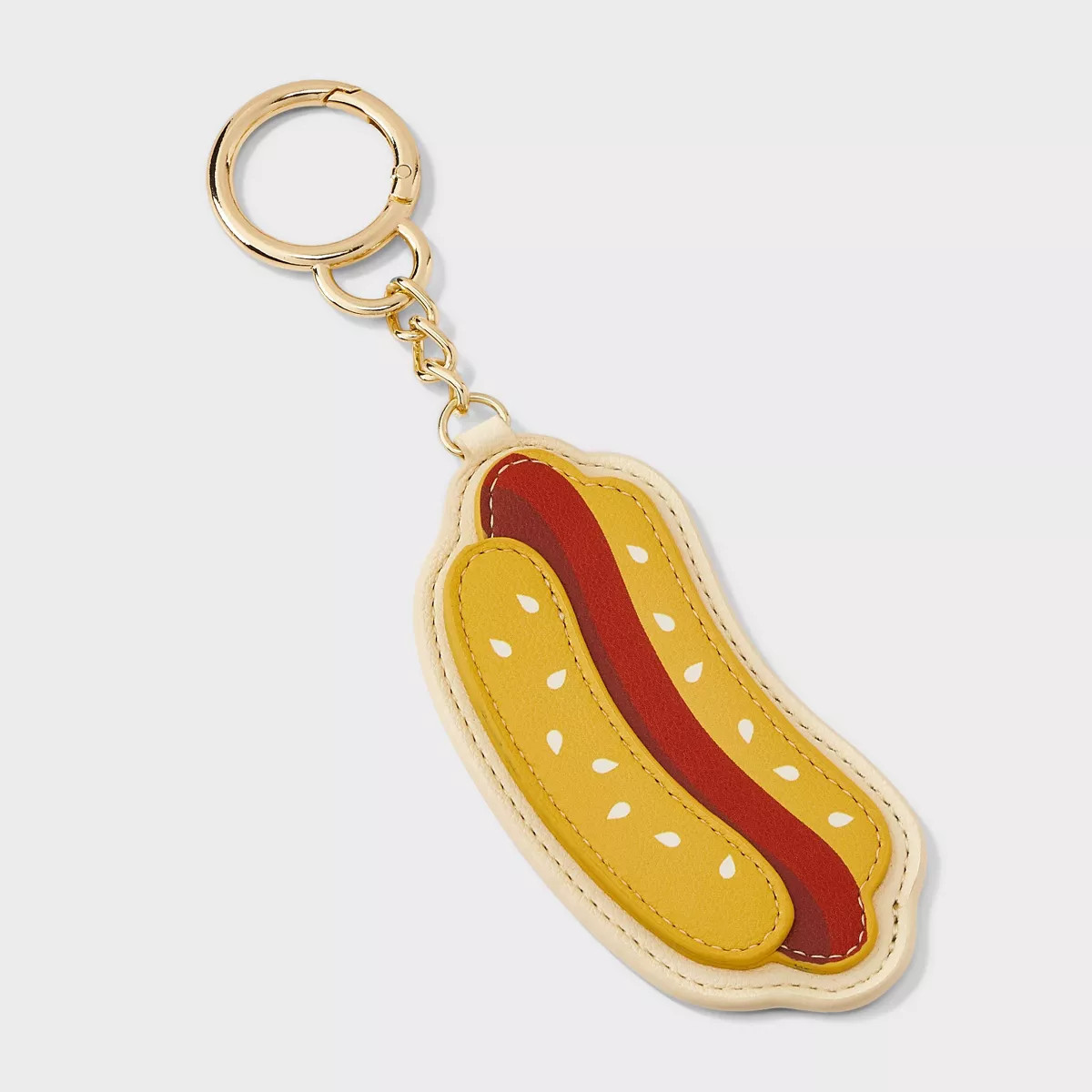 Hot Dog Clip On Handbag Charm - Universal Thread™ Yellow/Red | Target