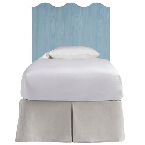 Coastal Living Marino Twin Scallop Headboard, Sky Blue | One Kings Lane