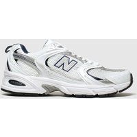 New Balance White And Silver 530 Trainers | Schuh