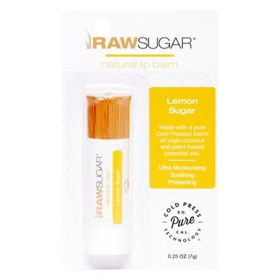 Raw Sugar Lip Balm - Lemon Sugar - 0.25oz | Target