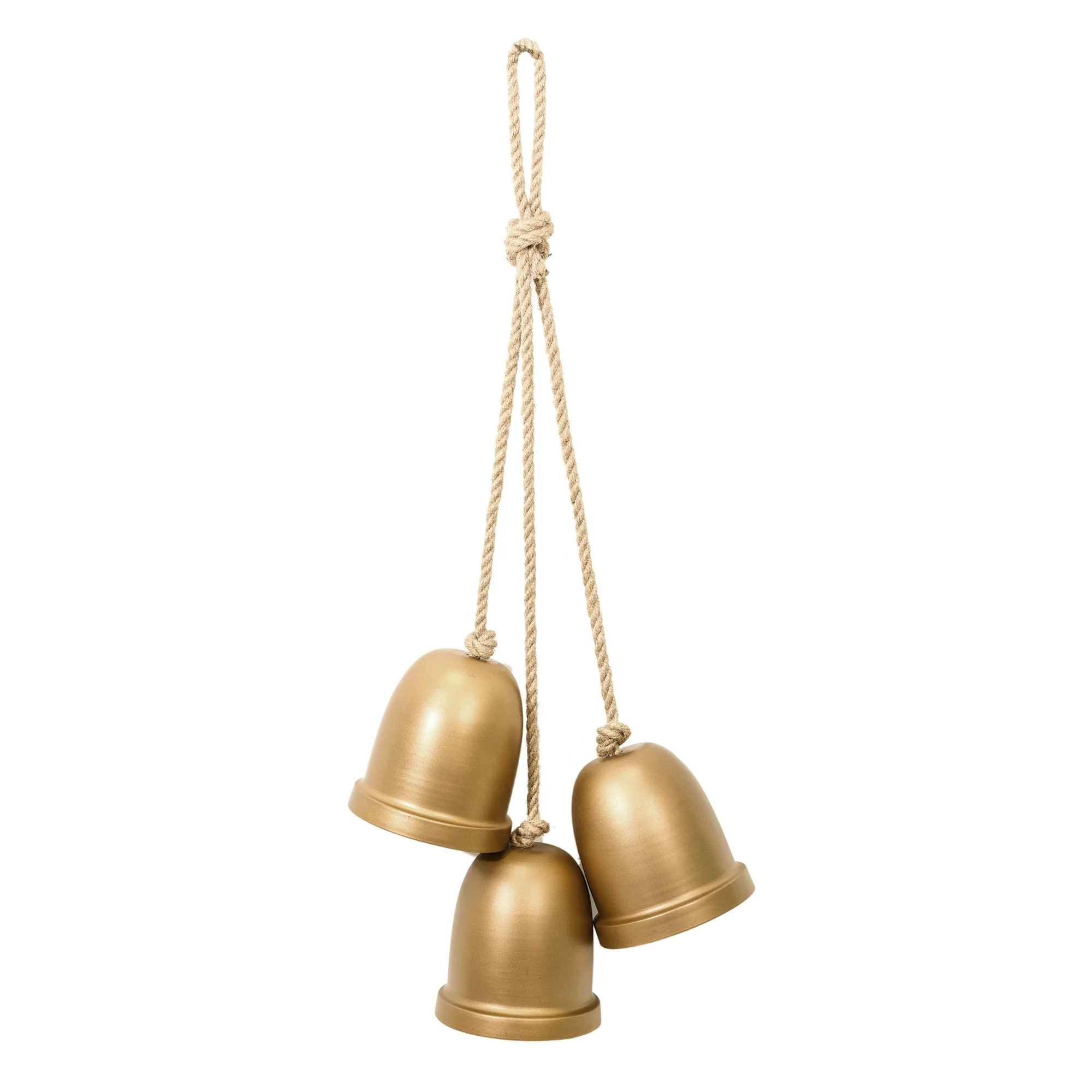 Bell Trio Hanging Christmas Decoration, Gold, 22", by Holiday Time | Walmart (US)