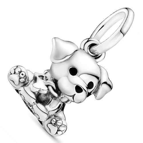 ZURWTCH Labrador Puppy Dog Dangle Charm Fit Women Bracelet Necklaces Fashion Gifts 925 Sterling Silver DIY Jewelry (Labrador Puppy Dog Dangle Charm 0963) | Amazon (US)