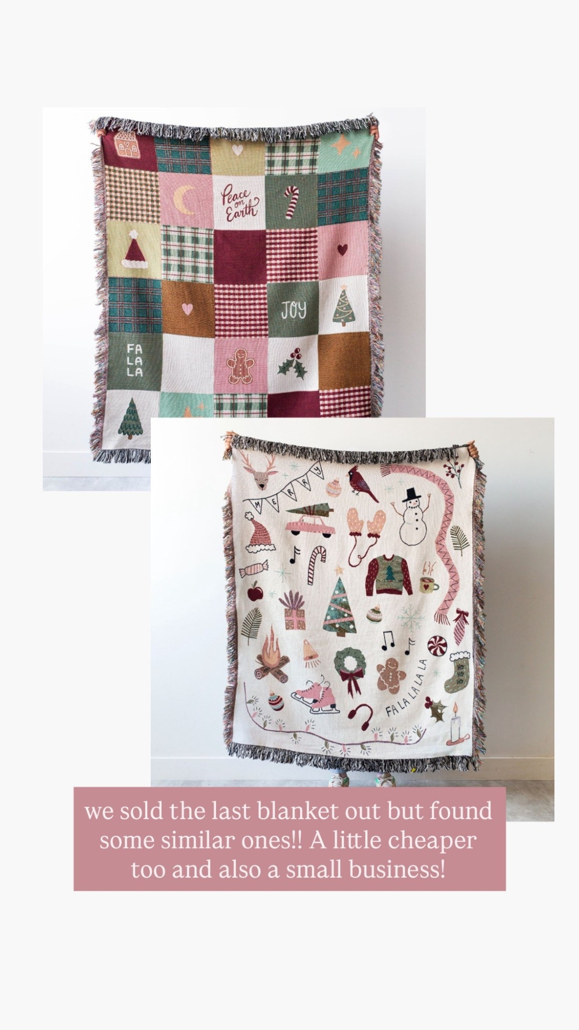 Christmas blankets, kids Christmas room decor 

#LTKHoliday #LTKKids #LTKmomlife