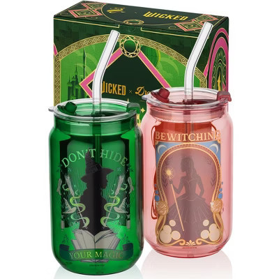 Dragon Glassware x Wicked 16 oz Enchanted Drinking Glasses Set of 2 | Target