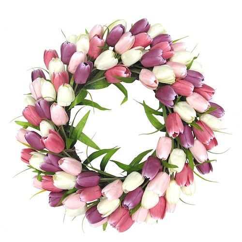 SONOMA Goods for Life™ Pink Tulip Wreath | Kohl's