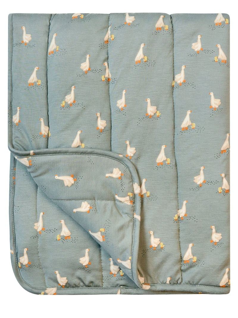 Modern Moments by Gerber Baby Neutral Super Soft Quilted Blanket, Goose, One Size | Walmart (US)