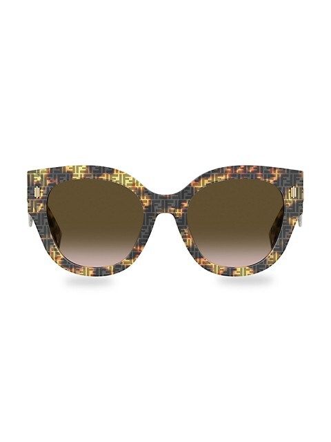 53MM Round FF Sunglasses | Saks Fifth Avenue