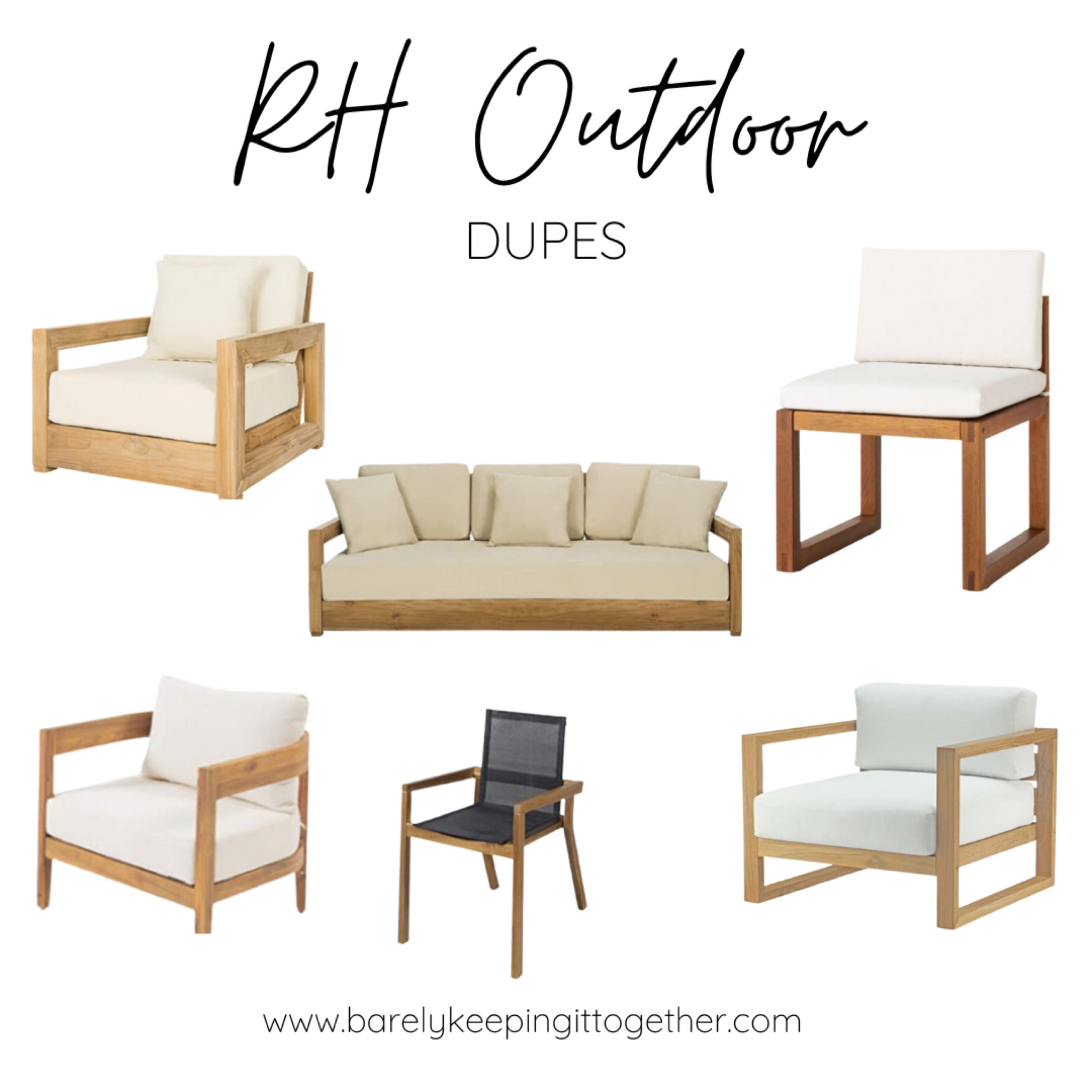Restoration Hardware Outdoor Furniture Dupes! 

#LTKhome