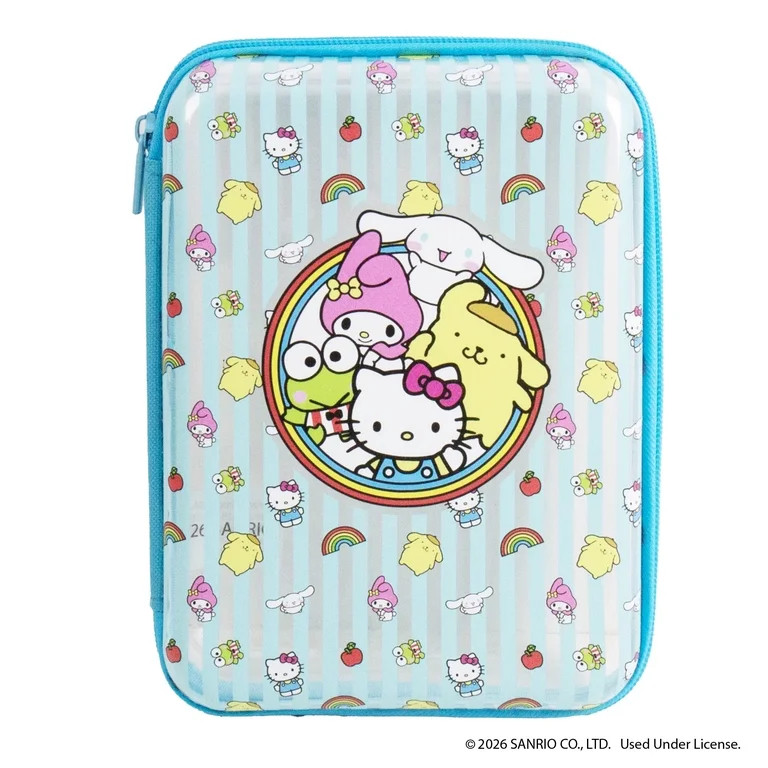 Hello Kitty and Friends Clear Pencil Case with Blue Stripes | Walmart (US)