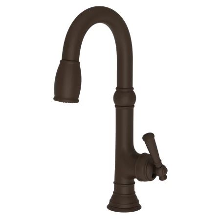 Jacobean Pull-Down Prep Faucet with Metal Lever Handle | Build.com, Inc.