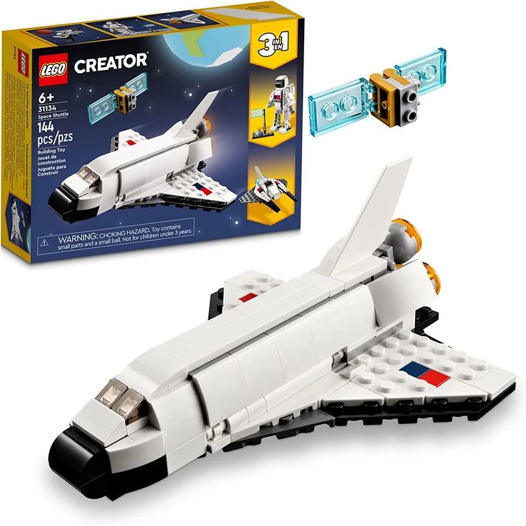 LEGO Creator 3 in 1 Space Shuttle Stocking Stuffer for Kids, Creative Gift Idea for Boys and Girl... | Walmart (US)