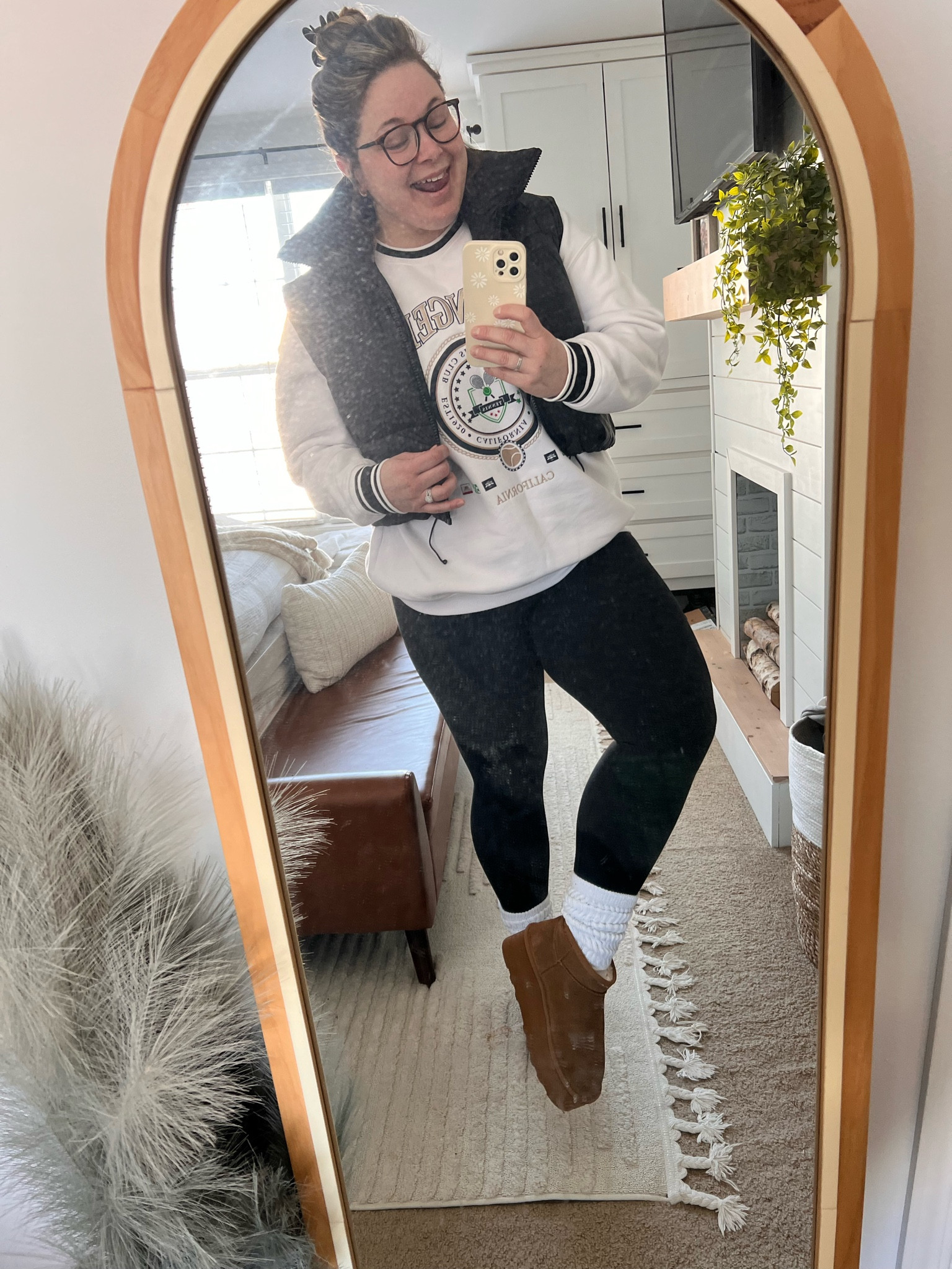 Platform UGG Dupes, Crop Puffer Vest, Leggings, Cozy Fashion, Winter Fashionn

#LTKsalealert #LTKMostLoved #LTKstyletip