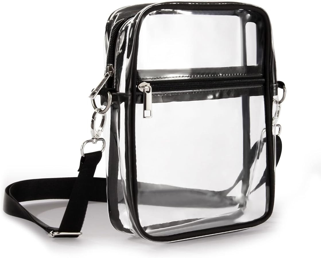 Crossbody Bags Clear Crossbody Purse Bag Clear Bags Stadium for Concerts Festivals Sports for Wom... | Amazon (US)