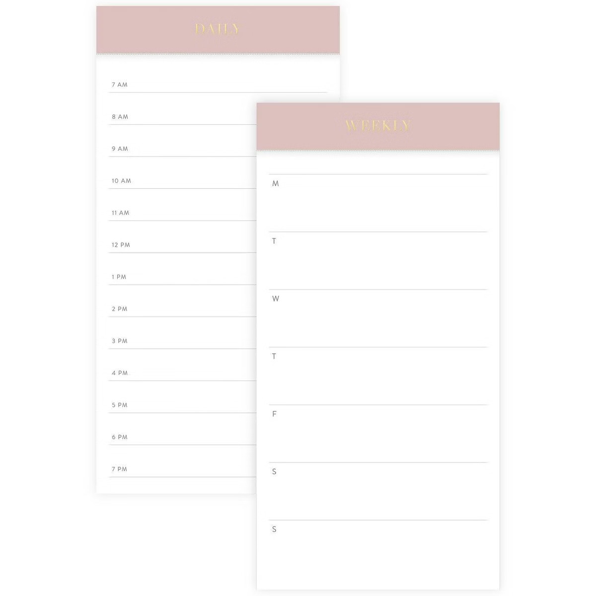 Sugar Paper Essentials 2pk Undated Weekly & Dated Daily Planning Notepad Set: To-Do List & Magnet... | Target