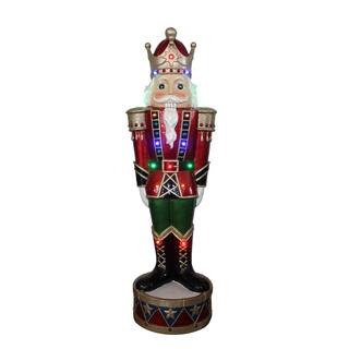 Nutcracker With Led Lights - Garden Statue 85129 - The Home Depot | The Home Depot