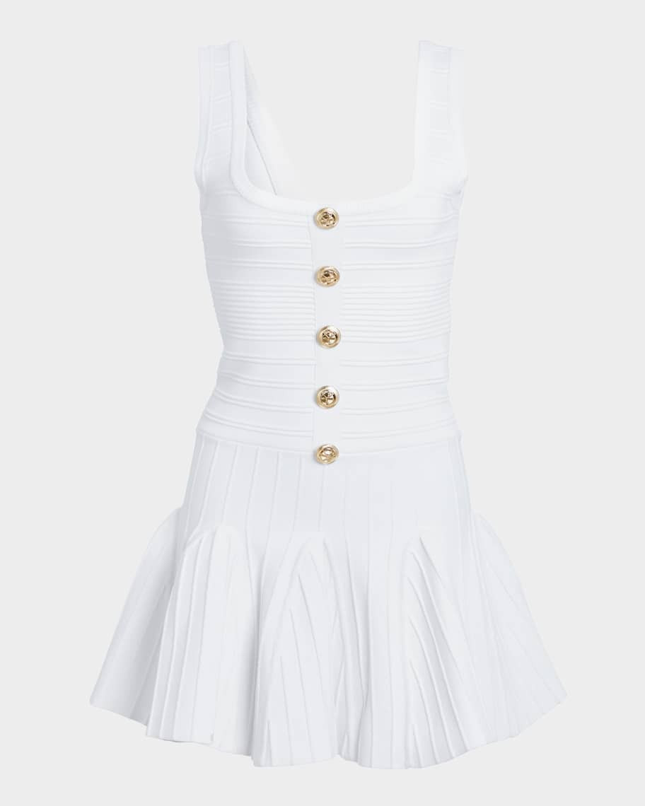 Retrofete Brooke Sleeveless Ribbed Mini Dress | Neiman Marcus
