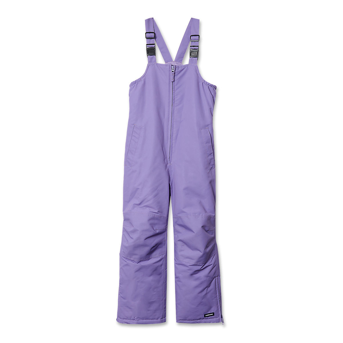 Kids Squall Waterproof Insulated Iron Knee Snow Bibs | Lands' End (US)