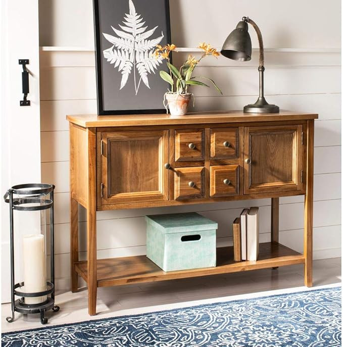 Safavieh American Homes Collection Charlotte Medium Oak Sideboard | Amazon (US)