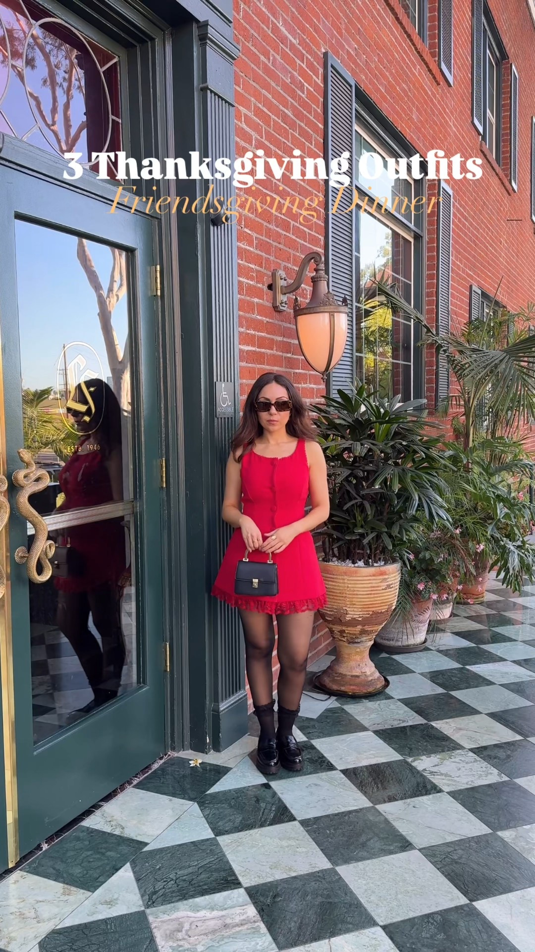 🍁3 Thanksgiving Outfits 🍁

1. Friendsgiving dinner - I styled this For Love and Lemons dress with ballet heels a few months ago and I’m excited to style it again with tights and loafers this time
2. Chic party - this statement jacket with shoulder pads by Naked Wardrobe is my new personality! I wear XS
3. What I’ll realistically be wearing - cozy PJs - love this set by Katie Kime!

Which one is your favorite?

#thanksgivingoutfits #thanksgivinginspo #thanksgivingoutfitinspo #whattowearonThanksgiving 

#LTKCyberWeek #LTKPetite #LTKHoliday