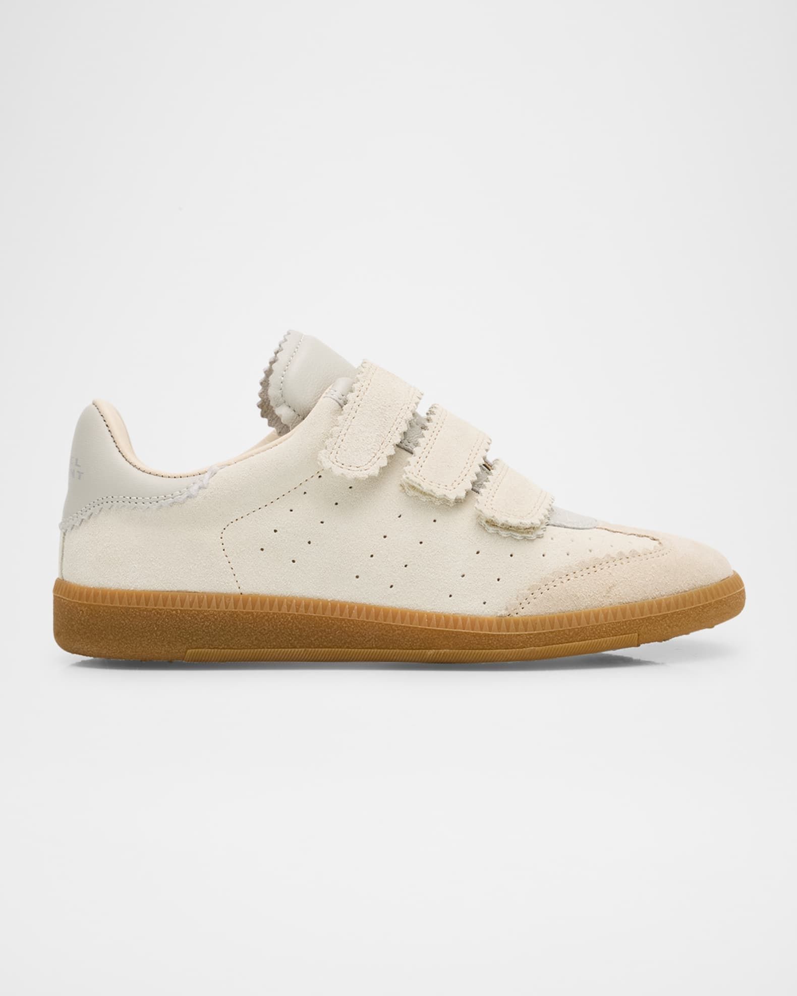 Beth Mixed Leather Triple-Grip Sneakers | Neiman Marcus