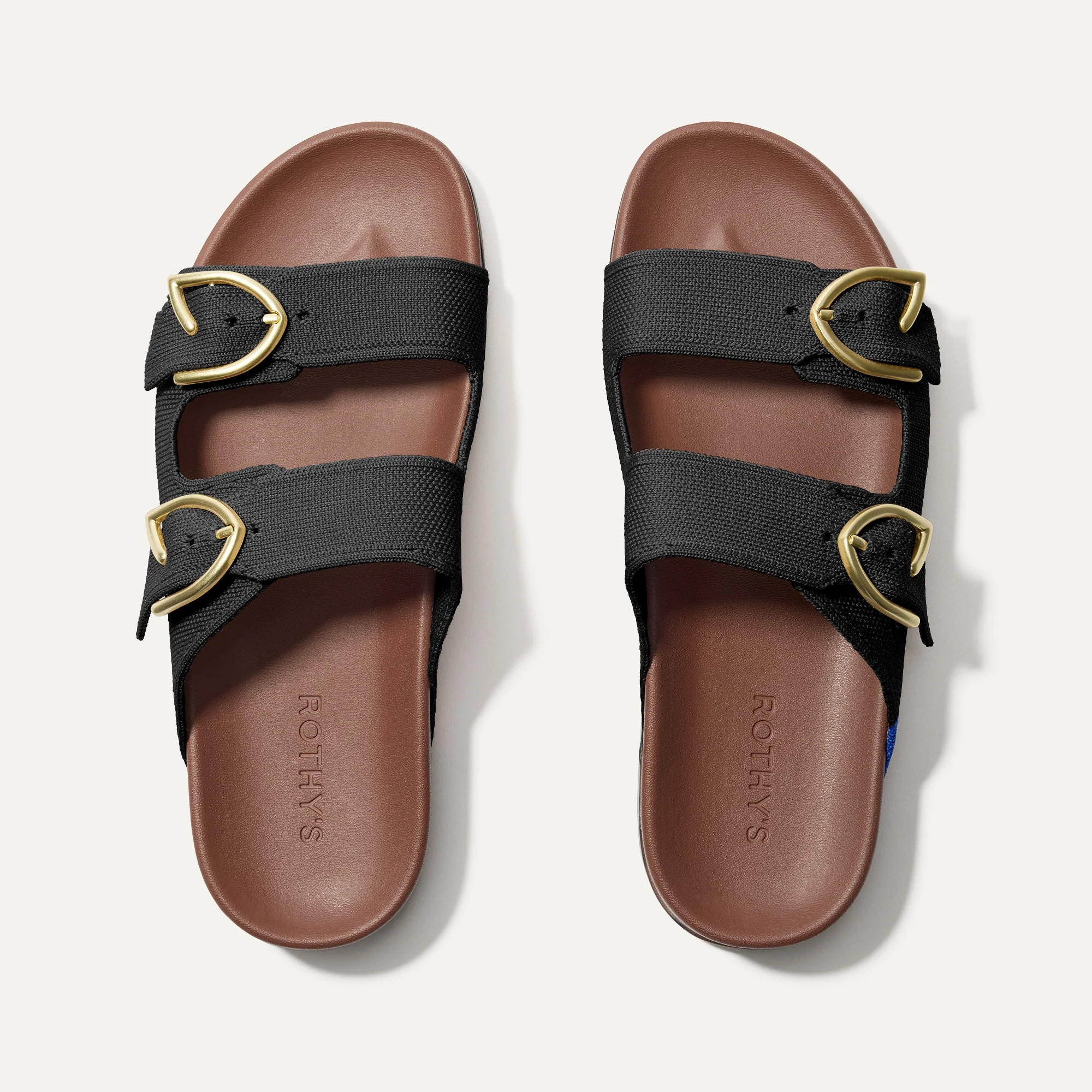 The Buckle Slide in Black | Women's Sandals | Rothy's | Rothy's