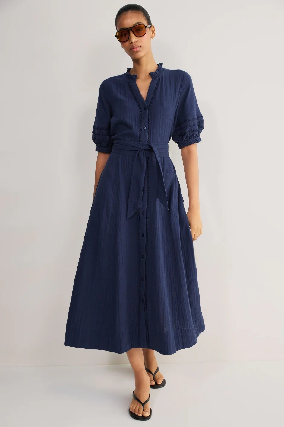 Kelly Dress - Deep Midnight | WYSE London
