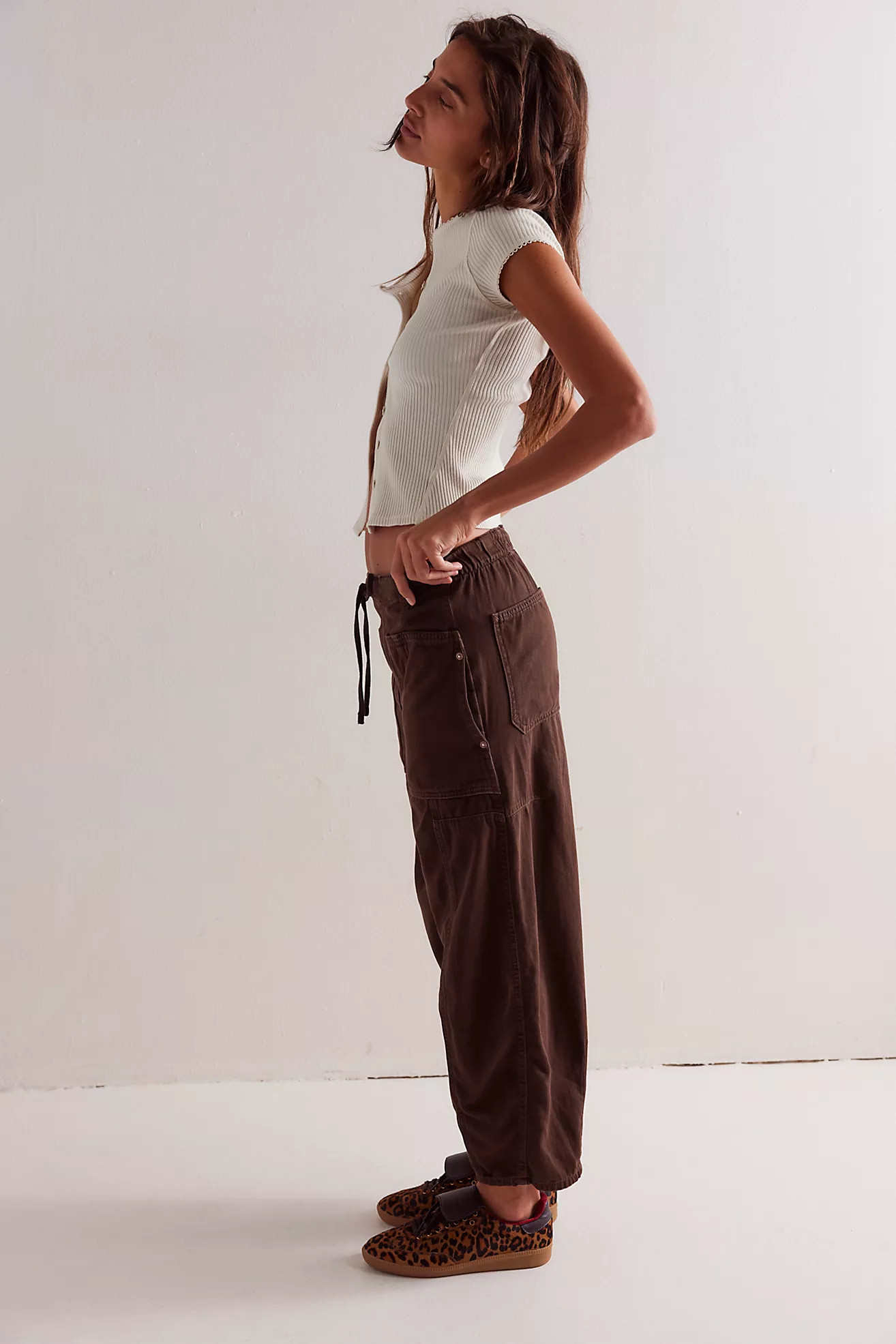 We The Free Silverton Pull-On Barrel Jeans | Free People (Global - UK&FR Excluded)