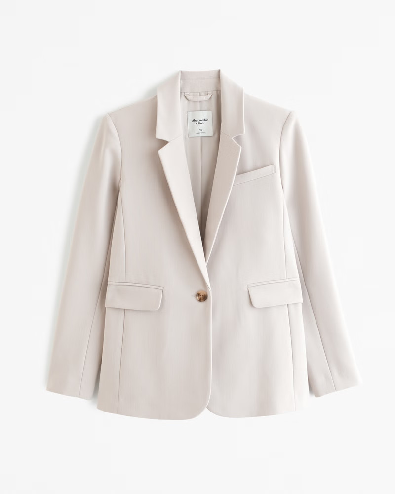 Women's Classic Suiting Blazer | Women's Coats & Jackets | Abercrombie.com | Abercrombie & Fitch (US)