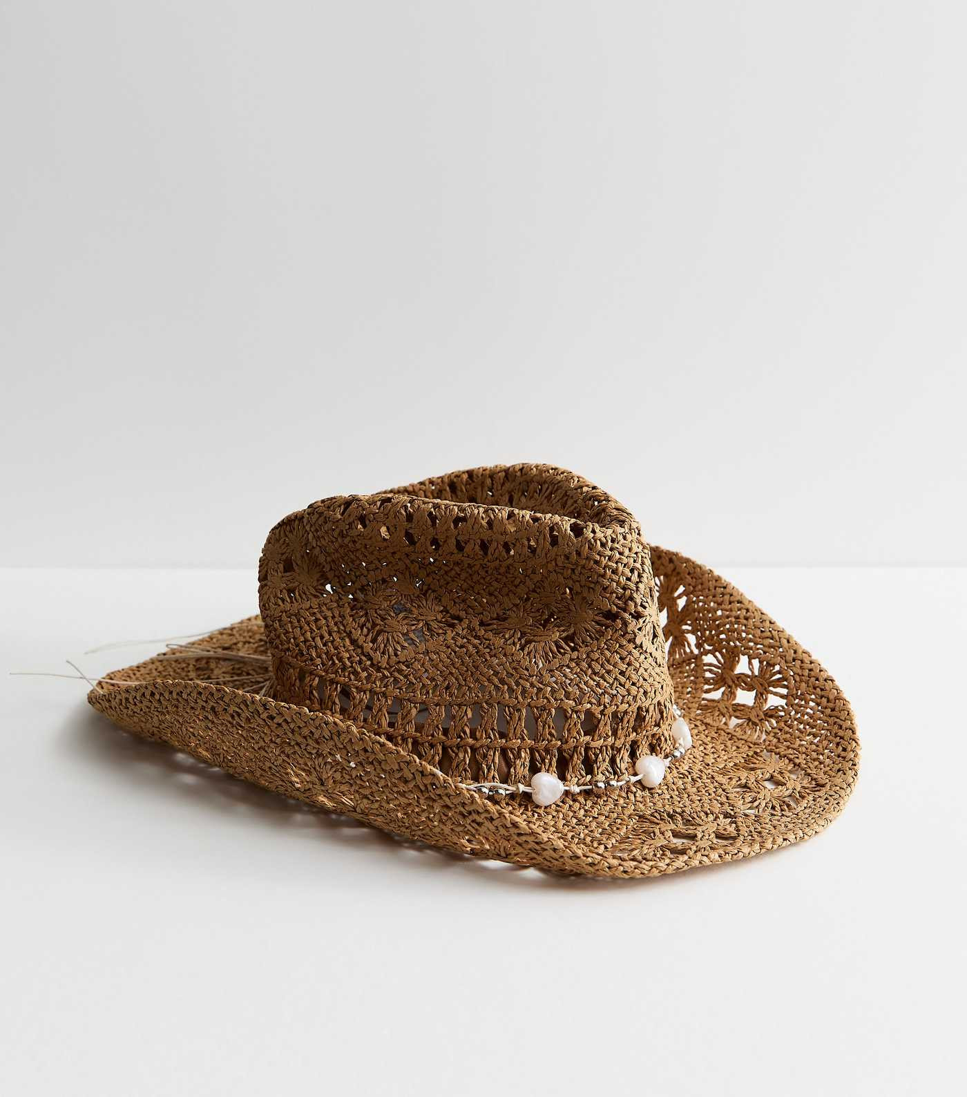 Brown Straw Western Hat | New Look | New Look (UK)