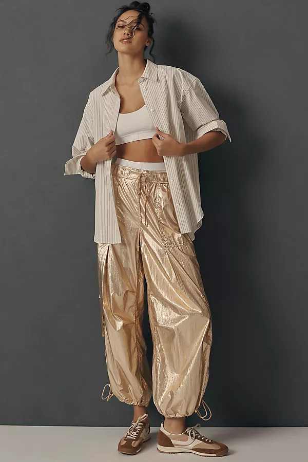 Base Jump Parachute Pants: Metallic Edition | Anthropologie (US)
