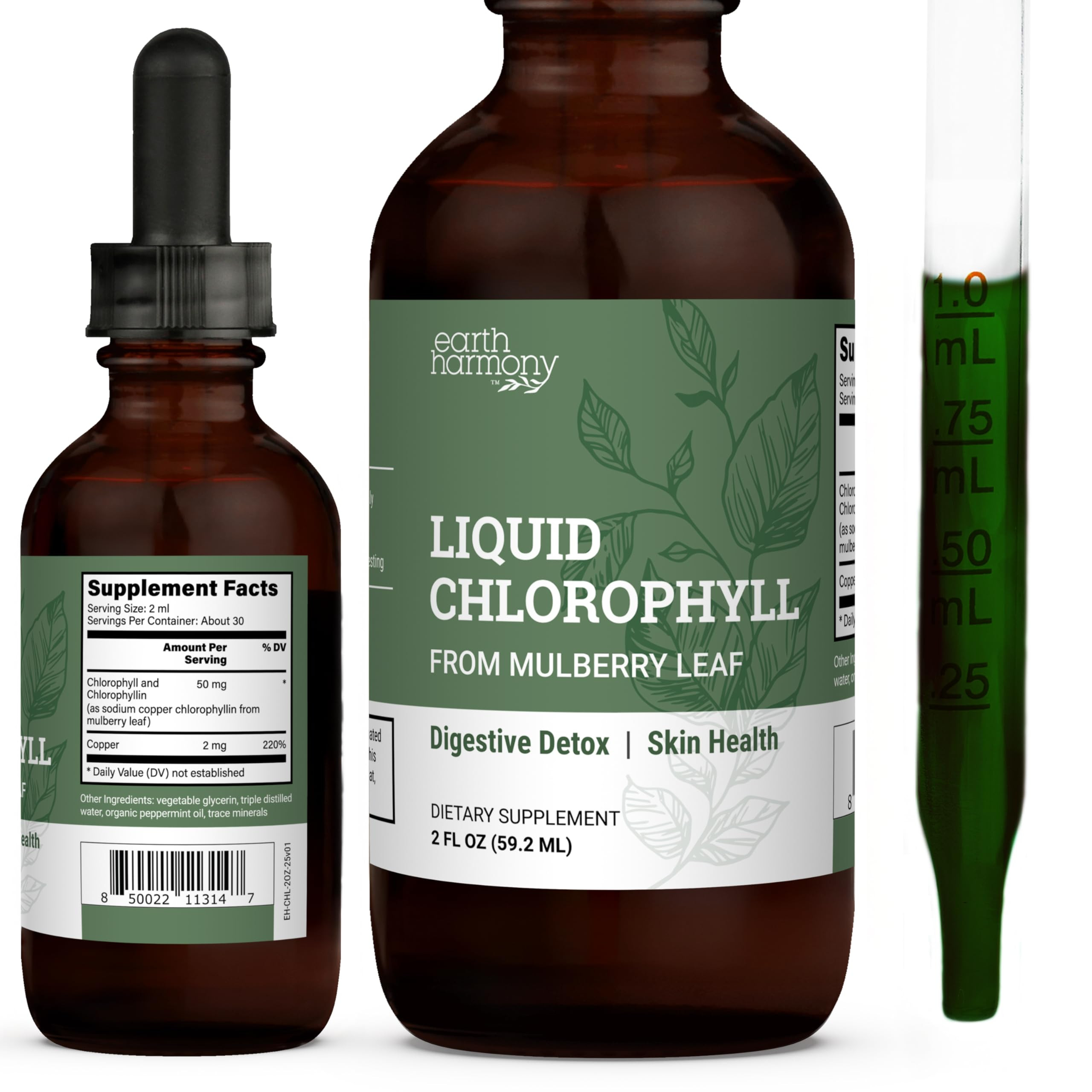 Liquid Chlorophyll, Liquid Drops for Immune System Support, Natural Internal Deodorant - Vegan Ch... | Amazon (US)