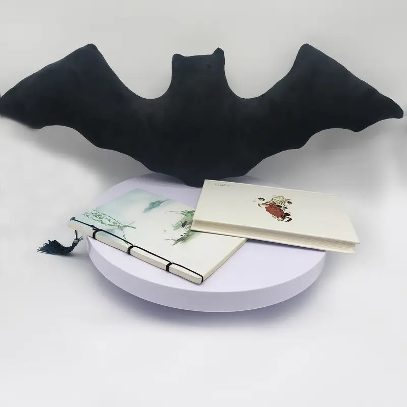 Spooky Black Bat Plush Pillow - Perfect For Halloween Costume & Party Decor | Temu Affiliate Program