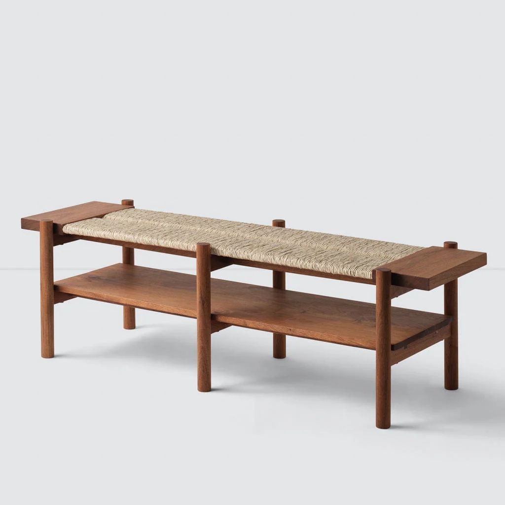 Handcrafted Woven Bench | The Citizenry | The Citizenry