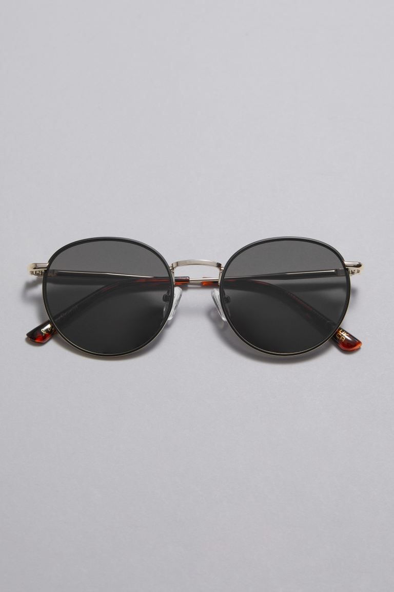 Slim Oval-Frame Sunglasses | H&M (UK, MY, IN, SG, PH, TW, HK)