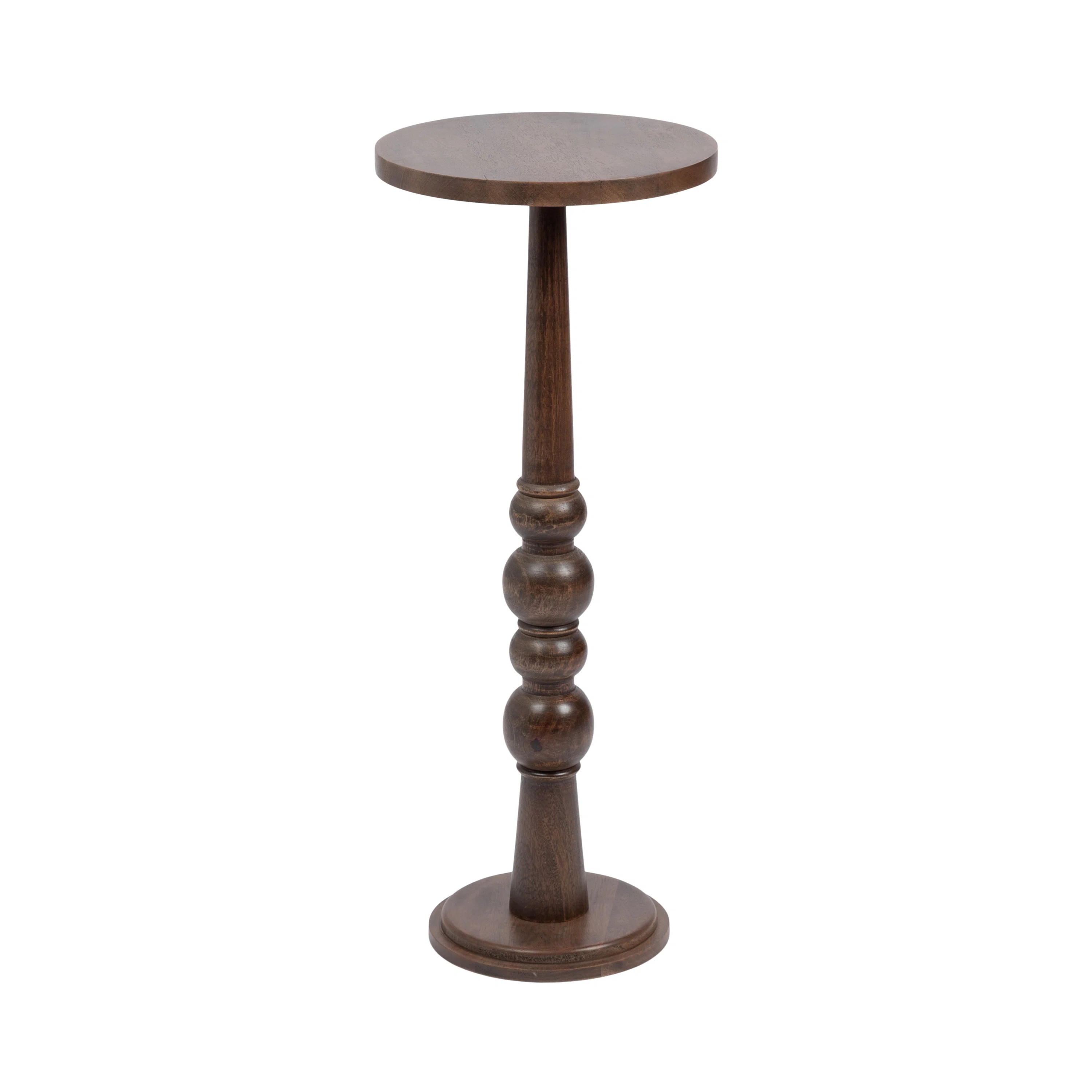 Wegner Mango Wood Round Drink Table | Wayfair North America
