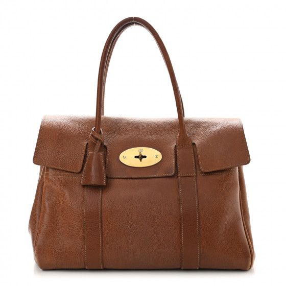 MULBERRY Natural Leather Bayswater Oak | FASHIONPHILE (US)